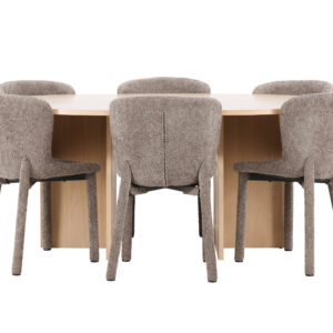 Strada, Astoria – Ensemble repas ovale – Blanchi