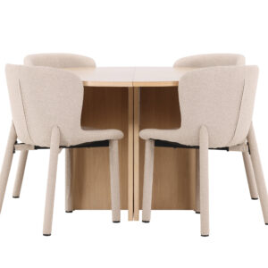 Strada, Astoria – Ensemble repas ovale – Blanchi
