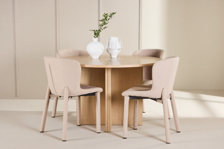 Strada, Astoria – Ensemble repas ovale – Blanchi