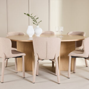 Strada, Astoria – Ensemble repas ovale – Blanchi