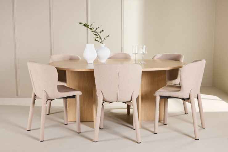 Strada, Astoria – Ensemble repas ovale – Blanchi