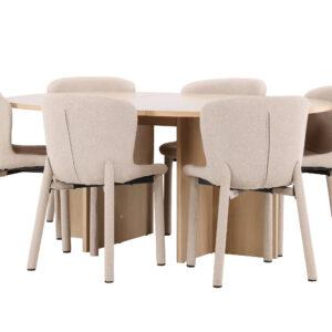 Strada, Astoria – Ensemble repas ovale – Blanchi