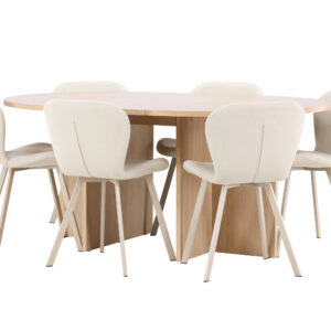 Strada, Lilja – Ensemble repas ovale – Blanchi