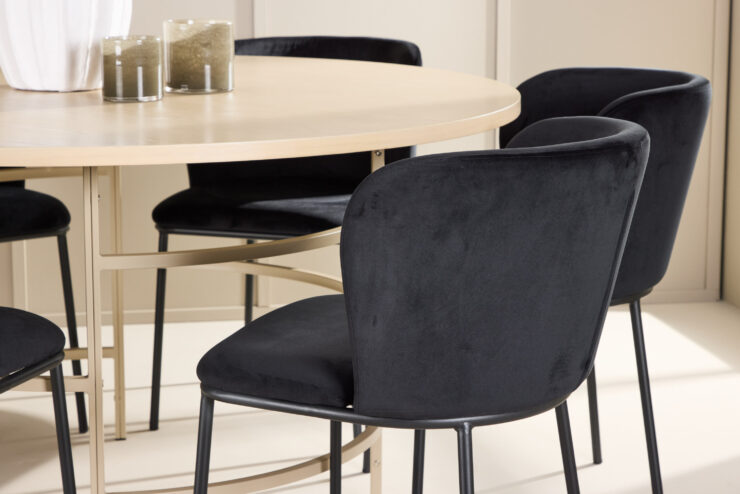 Copenhagen, Edina – Ensemble repas rond – Blanchi