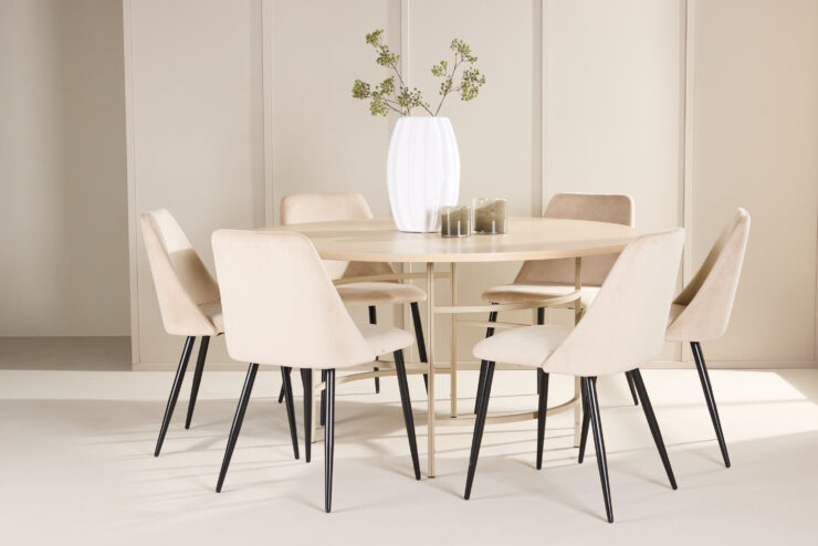 Copenhagen, Night – Ensemble repas rond – Blanchi