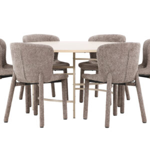 Copenhagen, Astoria – Ensemble repas rond – Blanchi