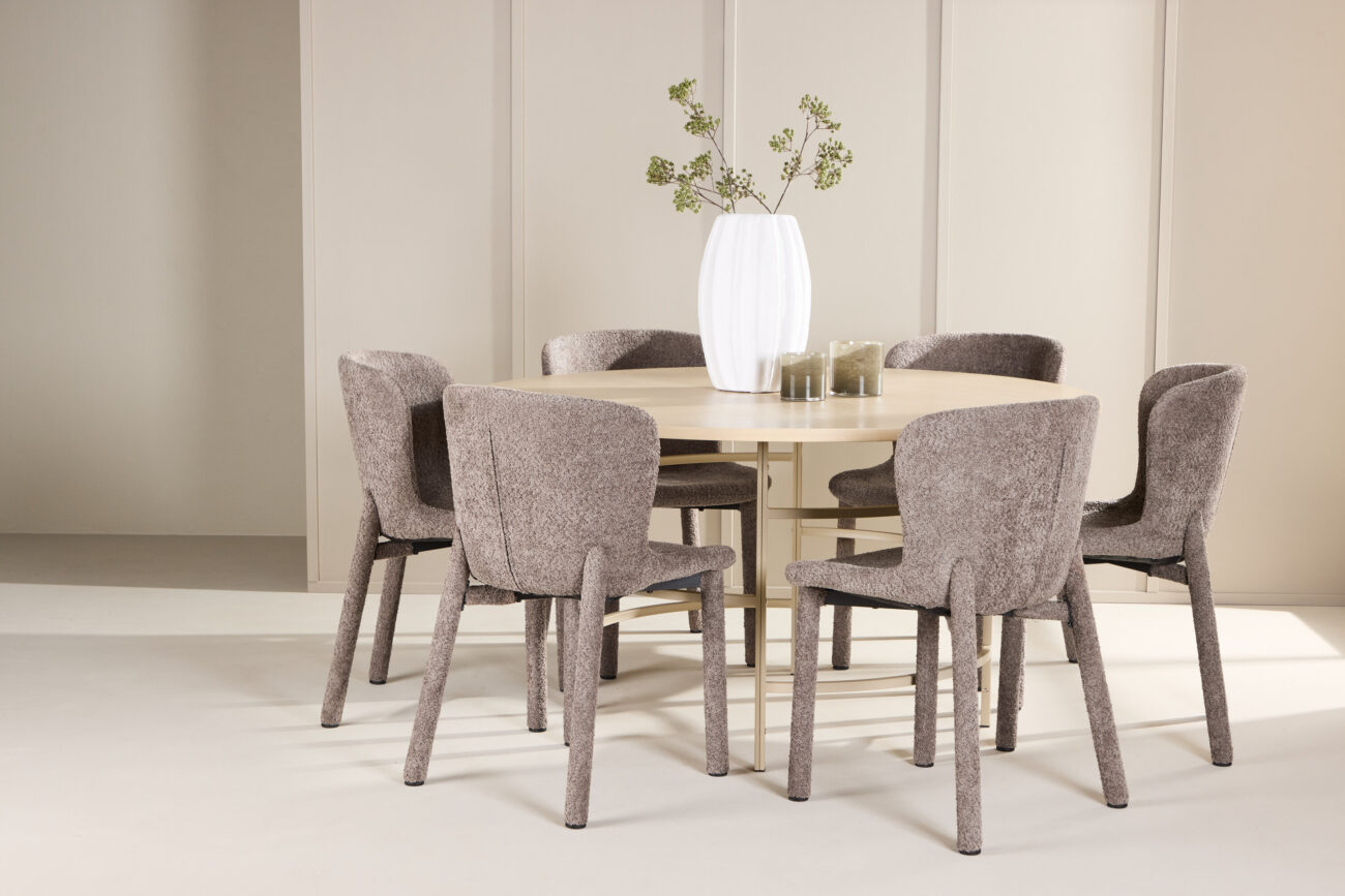Copenhagen, Astoria – Ensemble repas rond – Blanchi