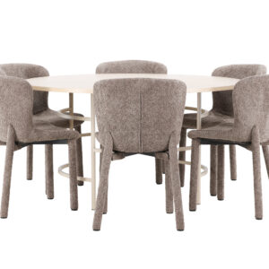 Copenhagen, Astoria – Ensemble repas rond – Blanchi