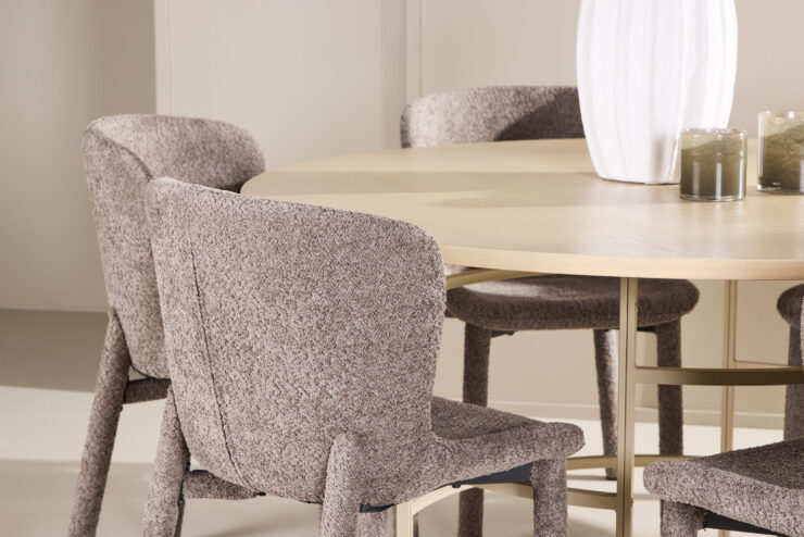 Copenhagen, Astoria – Ensemble repas rond – Blanchi