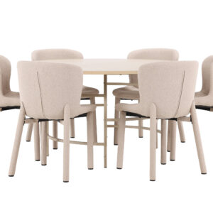 Copenhagen, Astoria – Ensemble repas rond – Blanchi