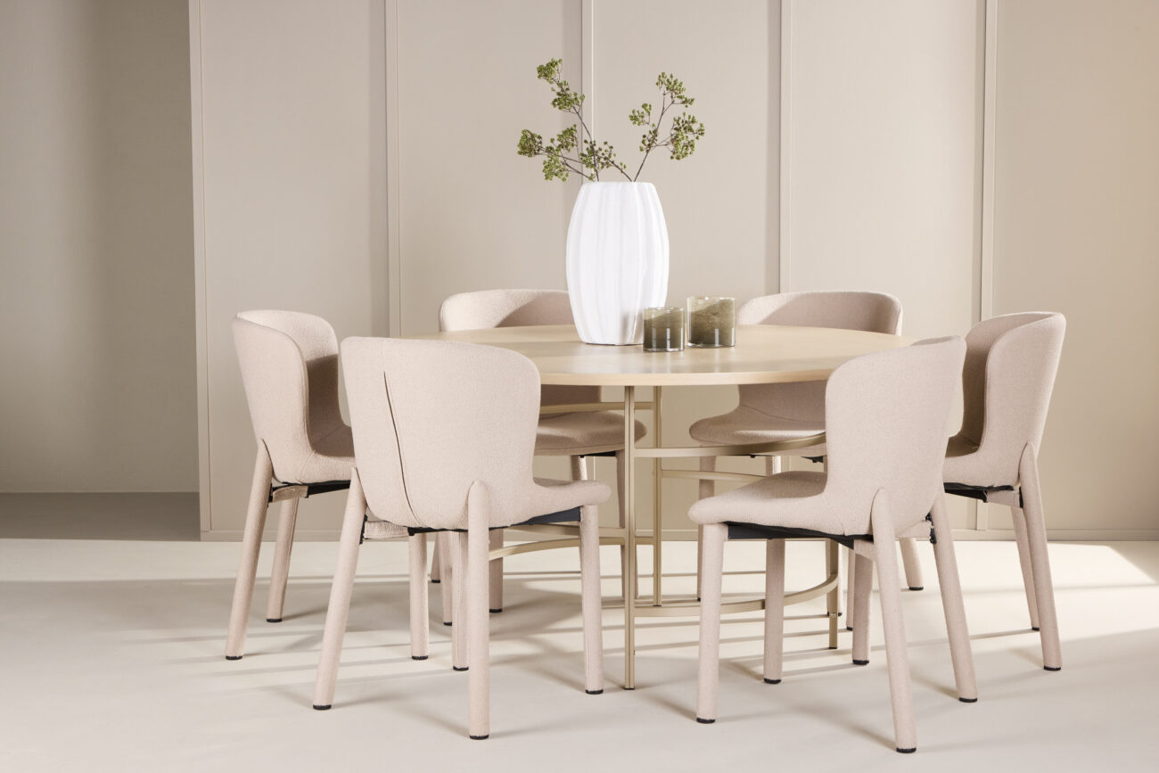 Copenhagen, Astoria – Ensemble repas rond – Blanchi