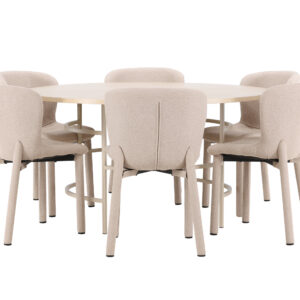 Copenhagen, Astoria – Ensemble repas rond – Blanchi
