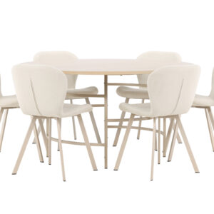Copenhagen, Lilja – Ensemble repas rond – Blanchi