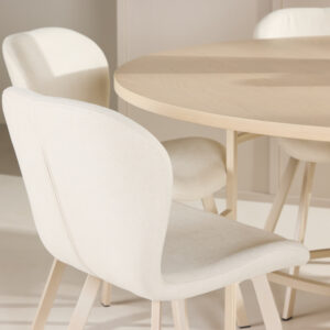 Copenhagen, Lilja – Ensemble repas rond – Blanchi