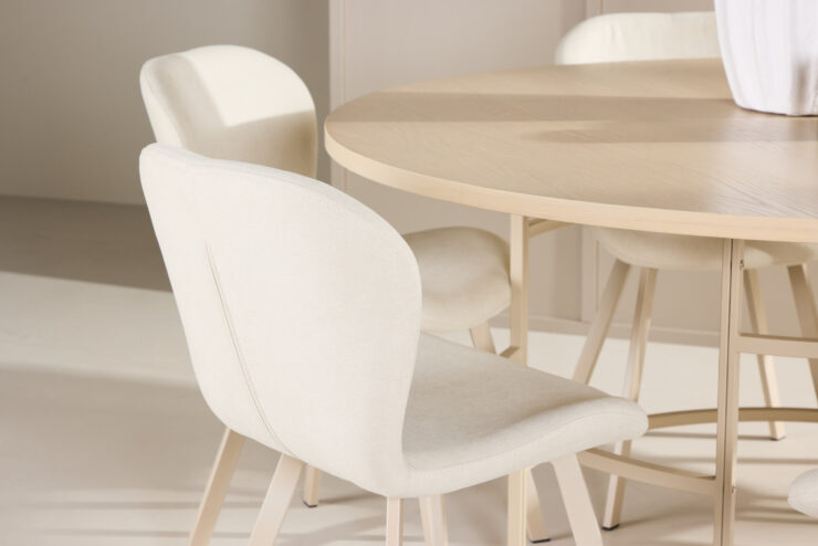 Copenhagen, Lilja – Ensemble repas rond – Blanchi