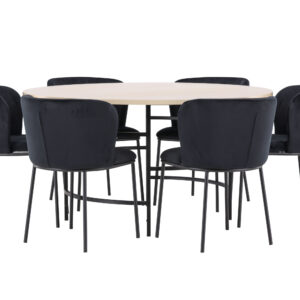 Copenhagen, Edina – Ensemble repas rond – Blanchi