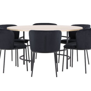 Copenhagen, Edina – Ensemble repas rond – Blanchi