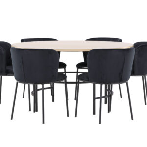 Copenhagen, Edina – Ensemble repas rond – Blanchi