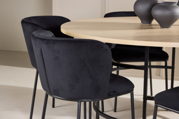 Copenhagen, Edina – Ensemble repas rond – Blanchi