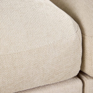 Salerno – Canapé 3 places – Beige, Noir