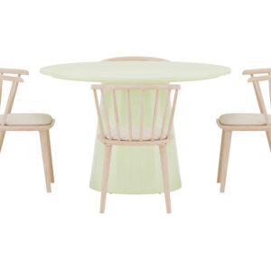 Lanzo, Bobby – Ensemble repas rond – Vert clair