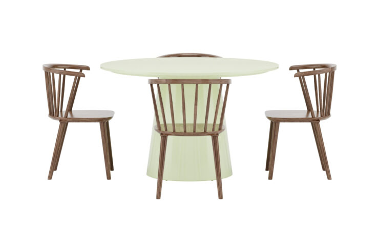 Lanzo, Bobby – Ensemble repas rond – Vert clair