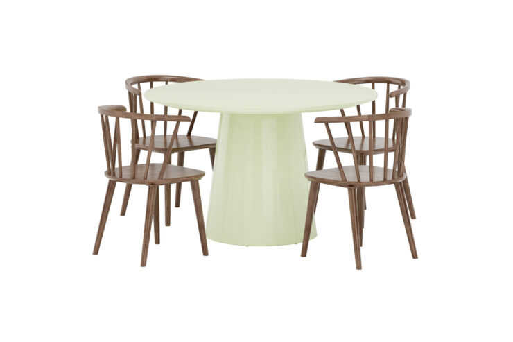 Lanzo, Bobby – Ensemble repas rond – Vert clair