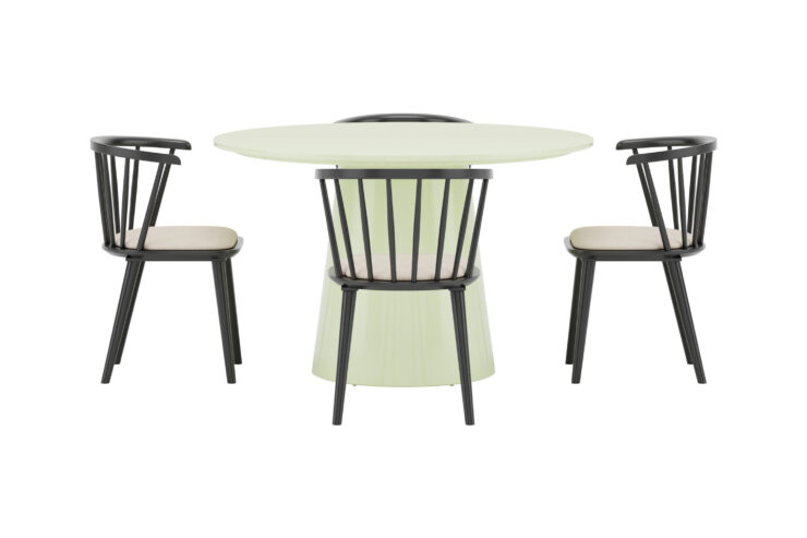 Lanzo, Bobby – Ensemble repas rond – Vert clair
