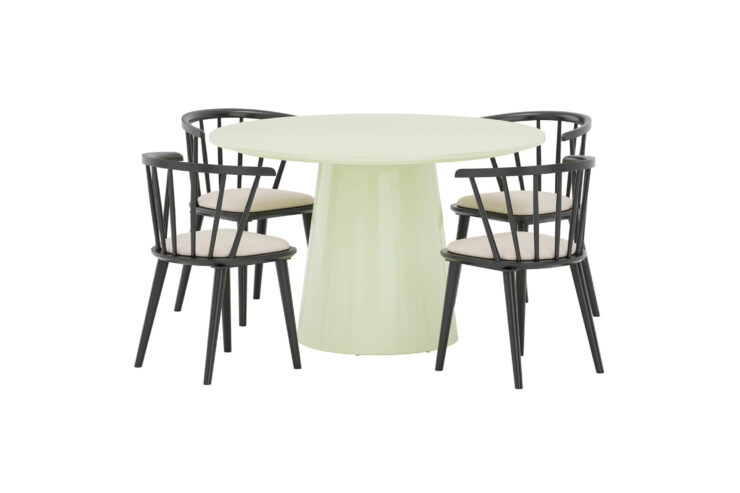Lanzo, Bobby – Ensemble repas rond – Vert clair