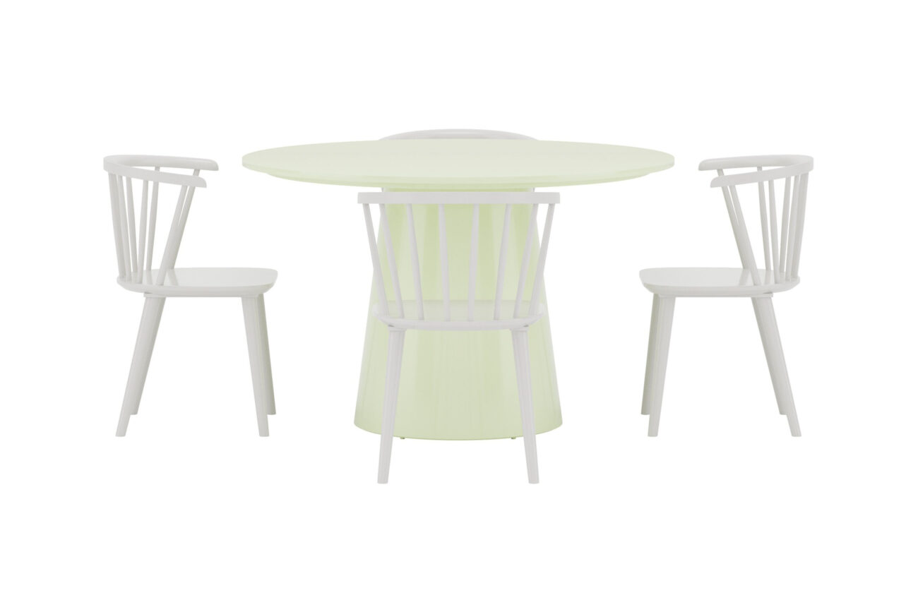 Lanzo, Bobby – Ensemble repas rond – Vert clair