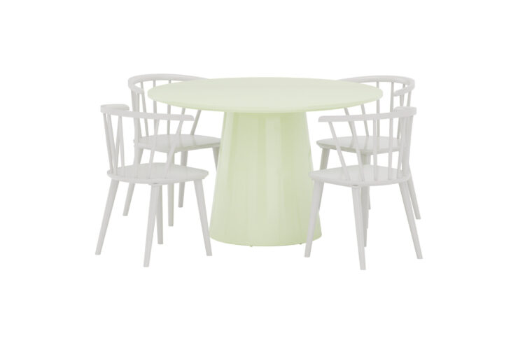 Lanzo, Bobby – Ensemble repas rond – Vert clair