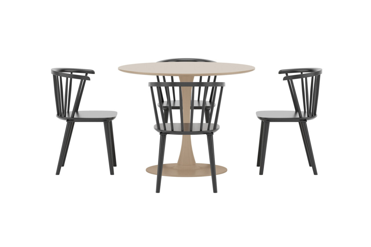 Glade, Bobby – Ensemble repas rond – Beige