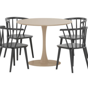 Glade, Bobby – Ensemble repas rond – Beige
