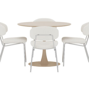 Glade, Chico – Ensemble repas rond – Beige