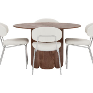 Tekla, Chico – Ensemble repas rond – Moka