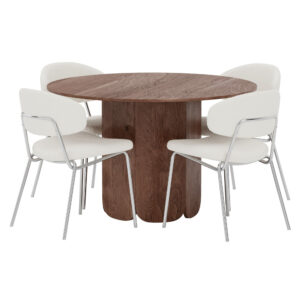 Tekla, Chico – Ensemble repas rond – Moka