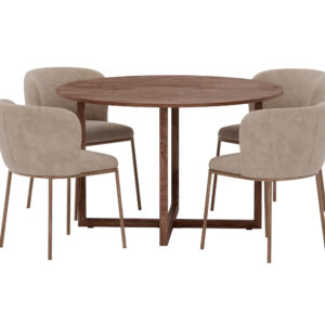 Durango, Edina – Ensemble repas rond – Noyer