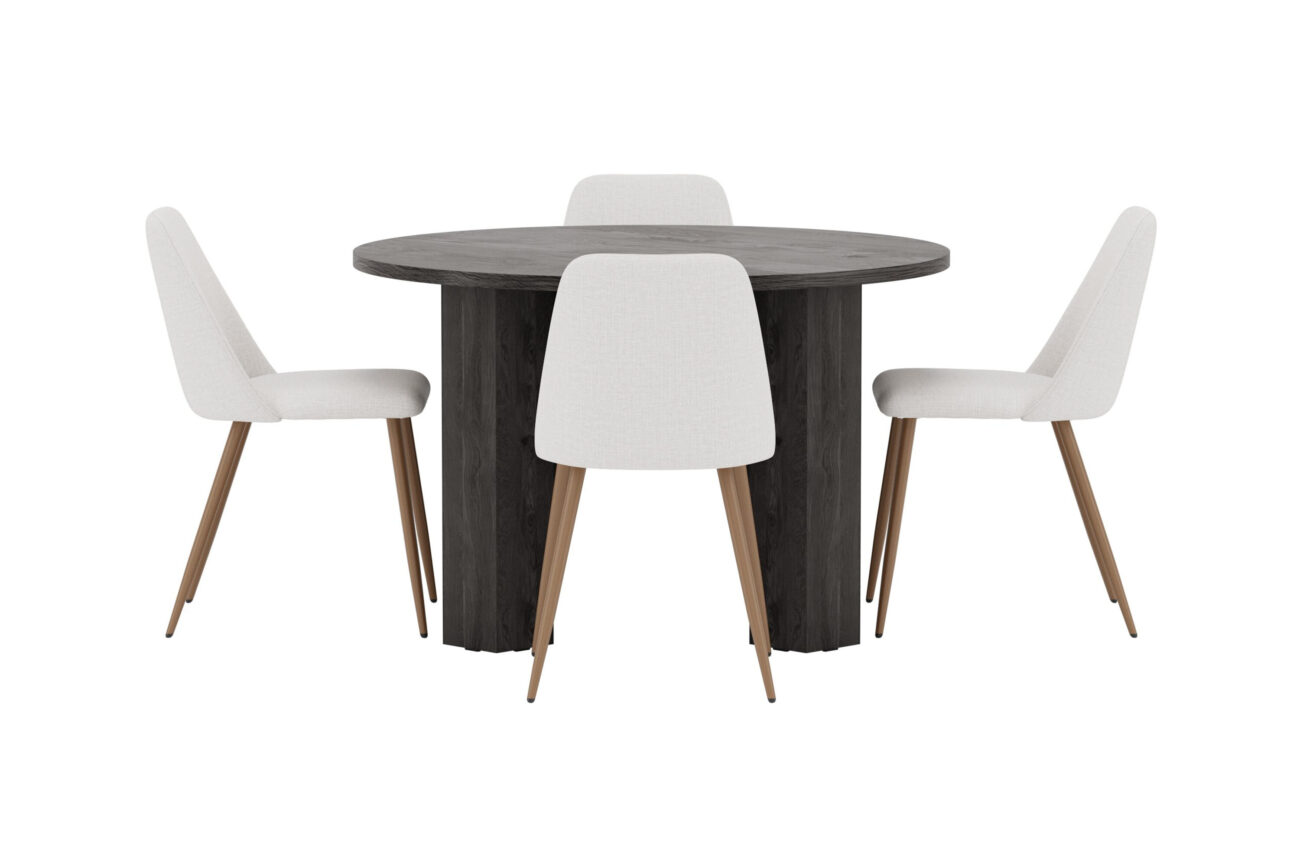 Juno, Night – Ensemble repas rond – Noir