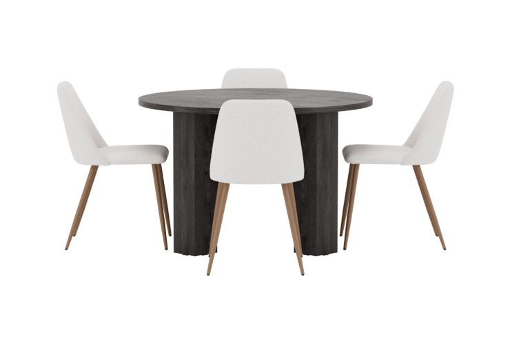 Juno, Night – Ensemble repas rond – Noir