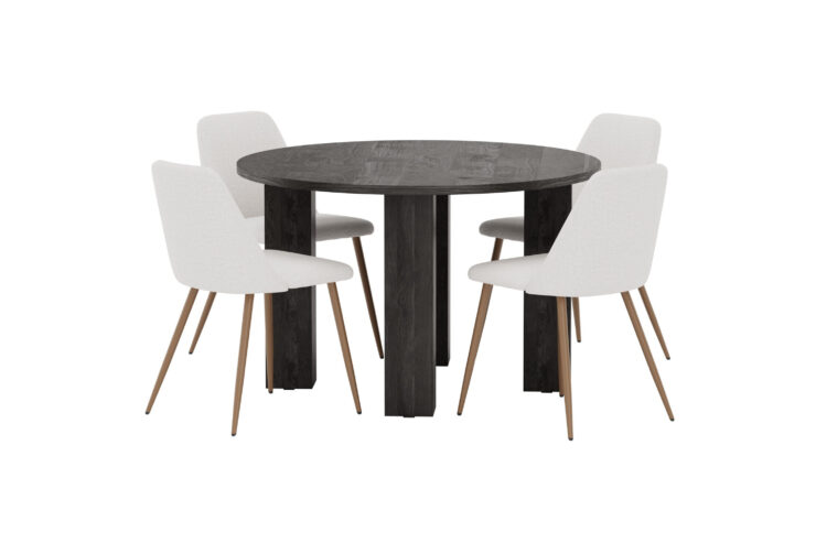 Juno, Night – Ensemble repas rond – Noir
