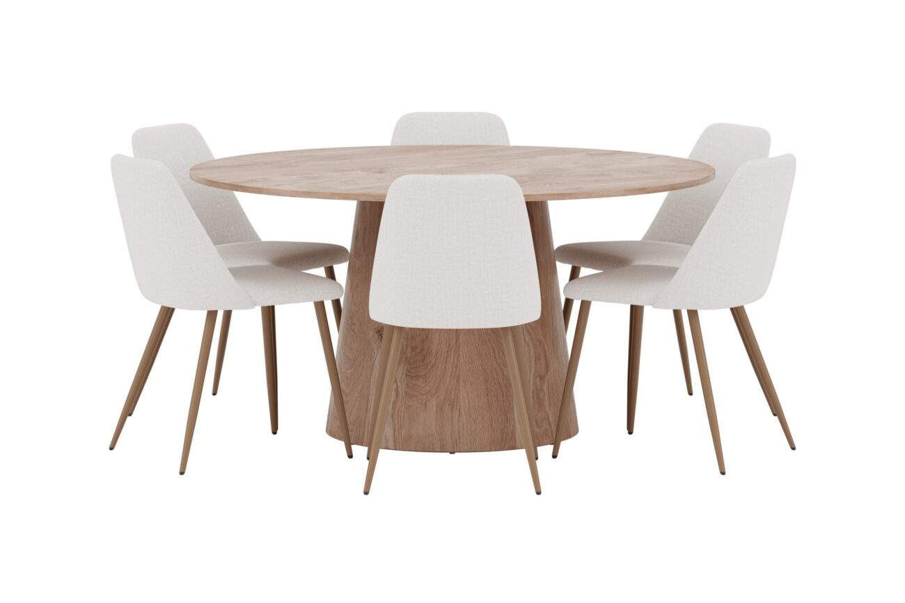 Lanzo, Night – Ensemble repas rond – Naturel
