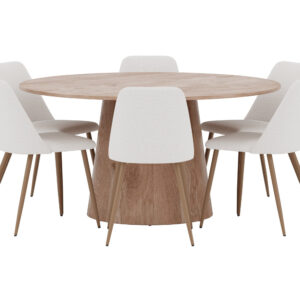 Lanzo, Night – Ensemble repas rond – Naturel