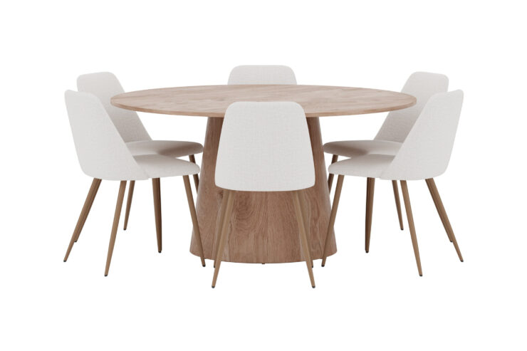 Lanzo, Night – Ensemble repas rond – Naturel