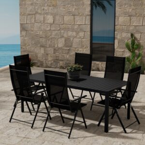 Giardini, Levanzo – Ensemble repas – Noir