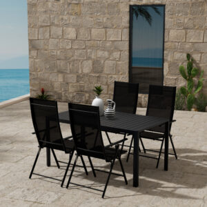 Giardini, Levanzo – Ensemble repas – Noir