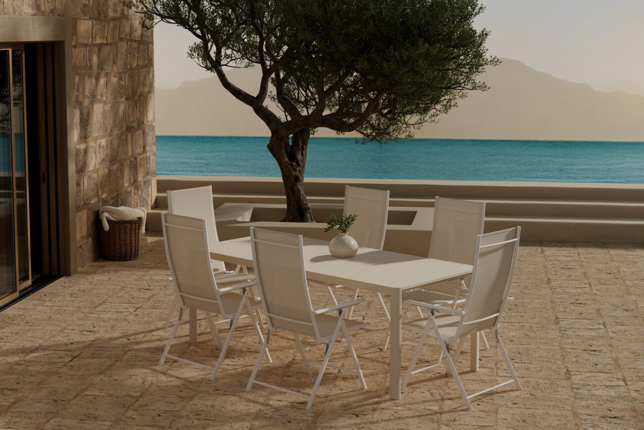 Giardini, Levanzo – Ensemble repas – Beige