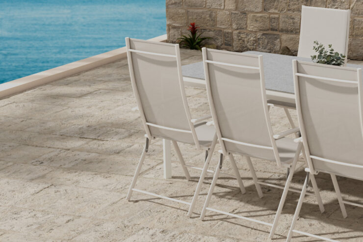 Lino, Levanzo – Ensemble repas – Gris clair