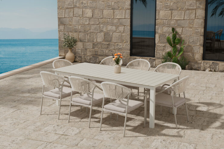 Levels, Paros – Ensemble repas – Beige