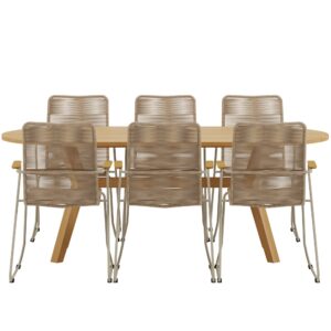 Kenya, Bois – Ensemble repas – Naturel