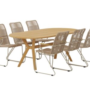 Kenya, Bois – Ensemble repas – Naturel